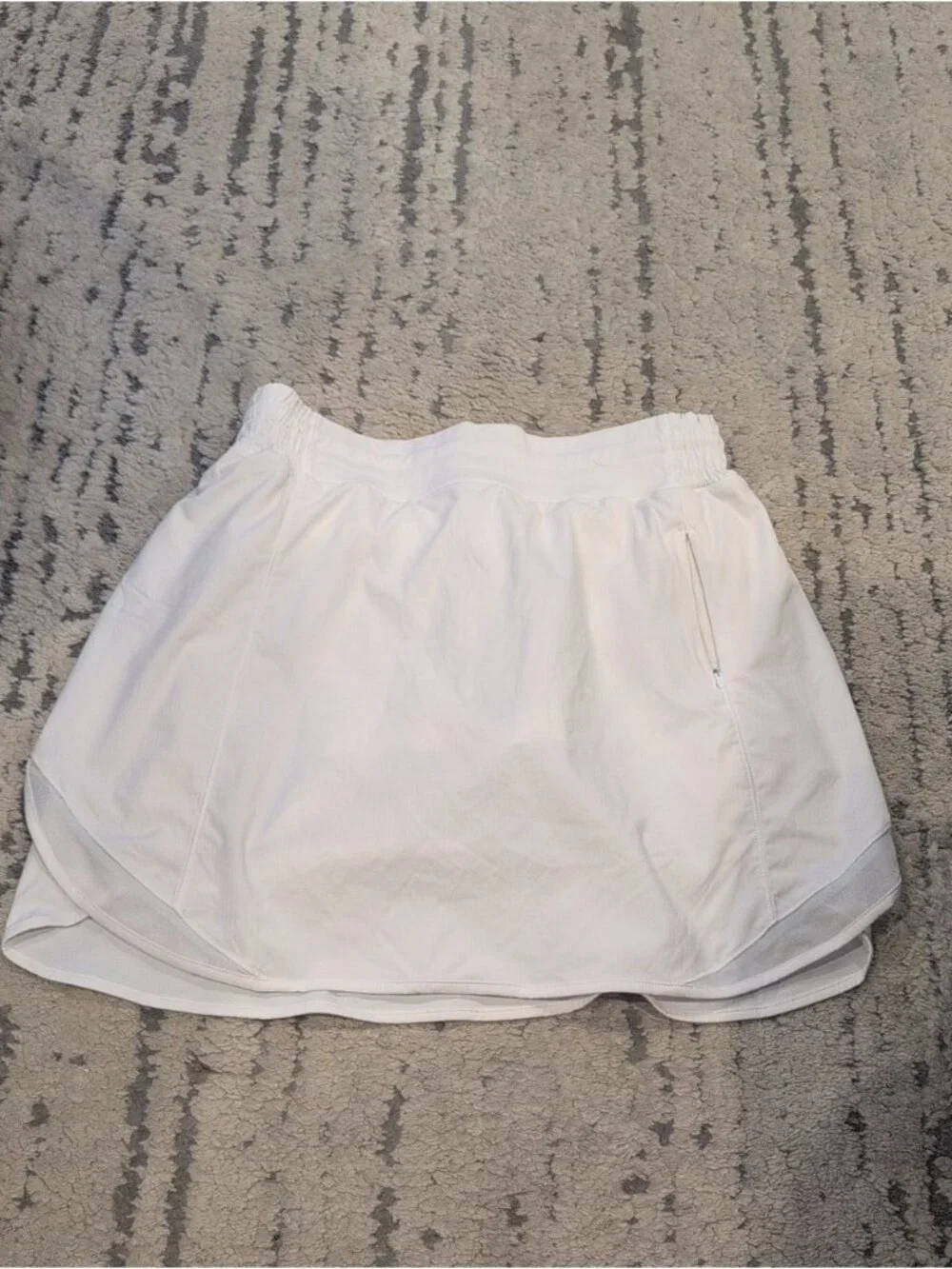 Lululemon Hotty Hot High-Rise Skirt Long White